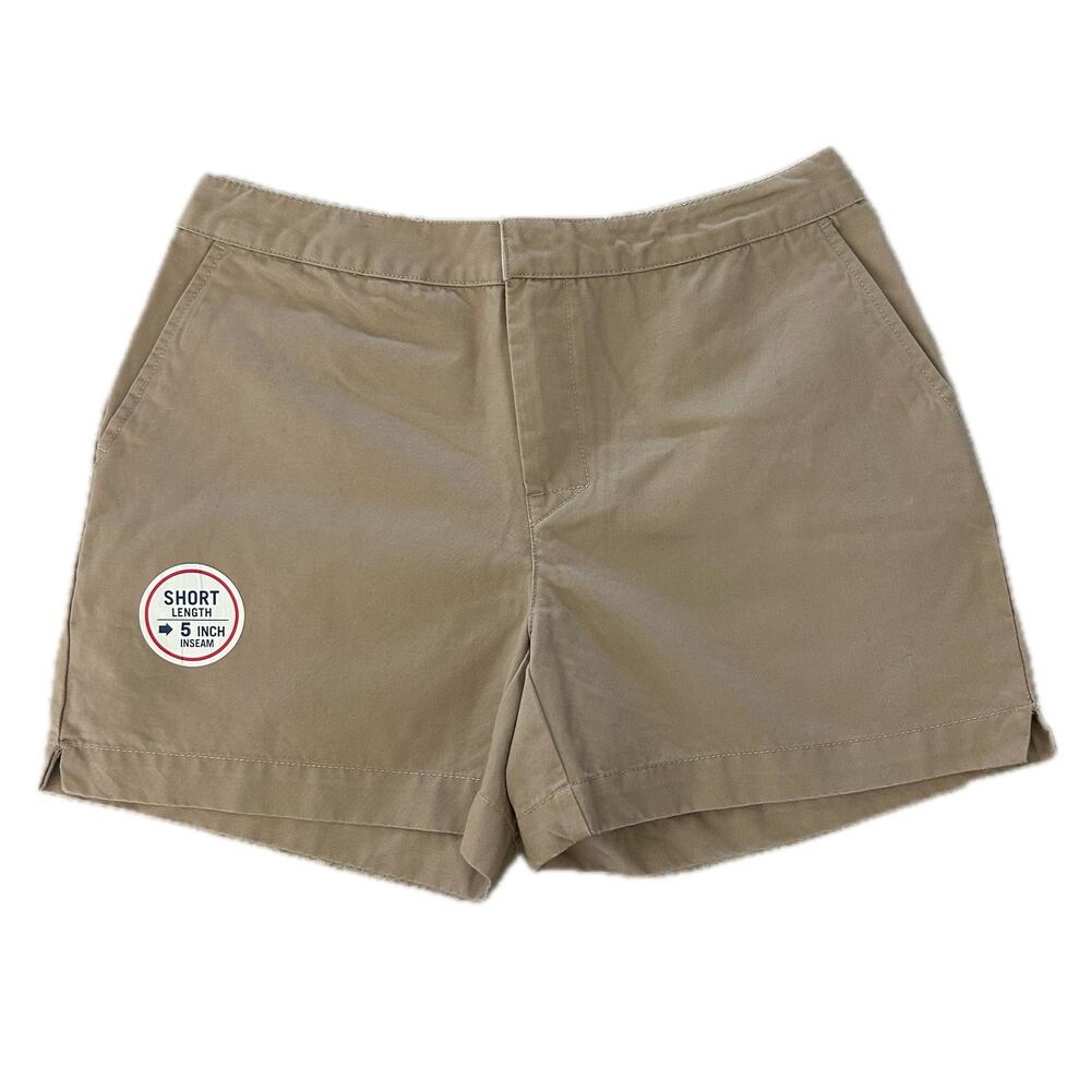 Old Navy Women's Shorts Khaki Chino Sz. 4 Everyday 5" Inseam Preppy Casual NEW